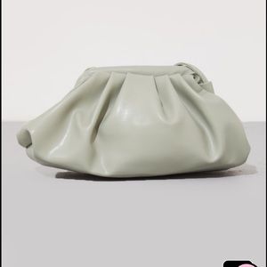 Pretty Little Thing | Sage Ruched Clutch Bag 💚